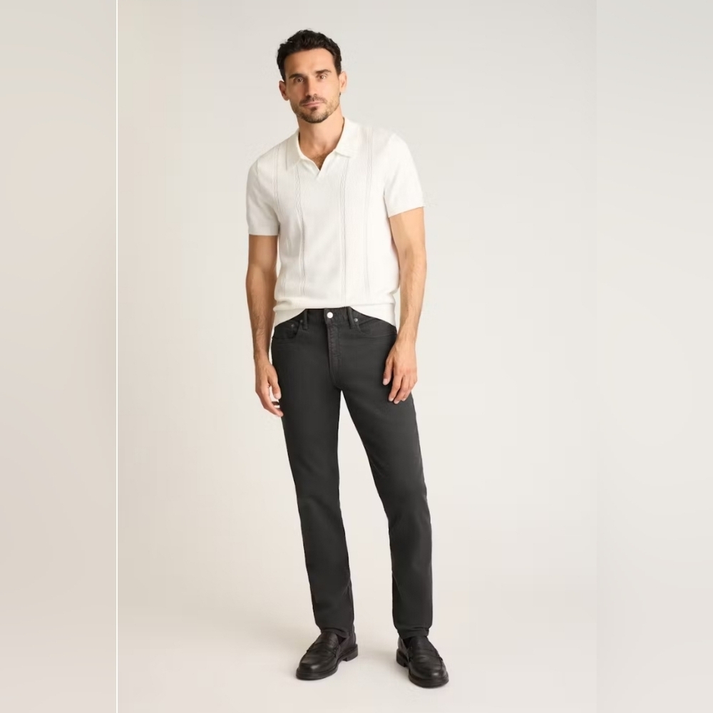 Bonobos Mens Straight Leg Jeans in Dark Gray
